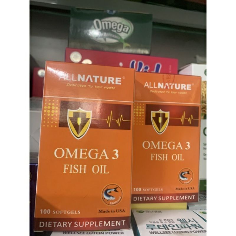 viên uống dầu cá omega3 allnature