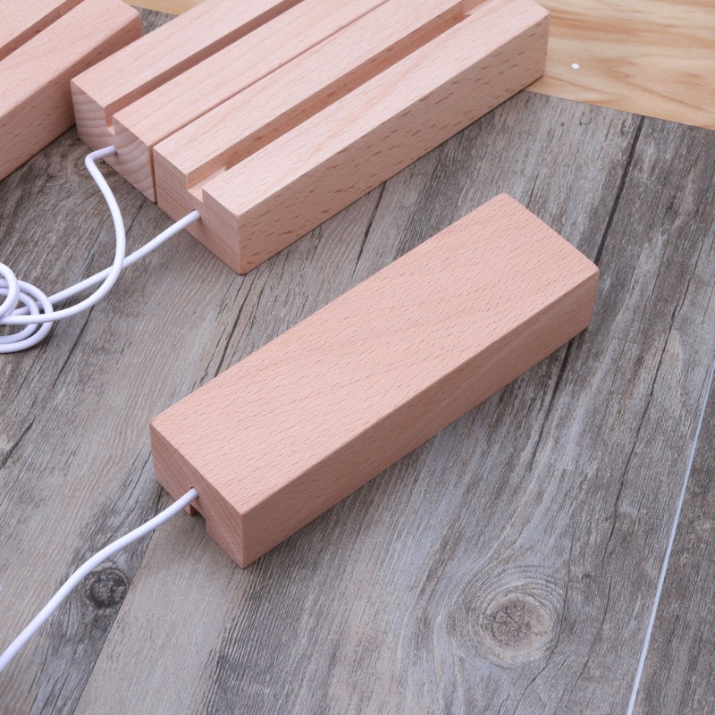 Đế Đèn LED Trắng Hình Chữ Nhật Dùng Trang Trí Nhà Cửa