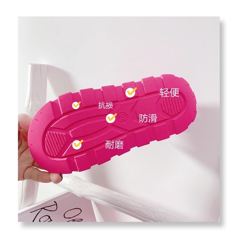 SANDAL GẤU HỒNG DÂU CHO BÉ GÁI