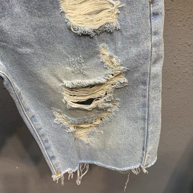 Quần Short Jean Nam rách thương hiệu Muradfashion, Quần Bò Ngố Nam không co giãn cao cấp mẫu mới hot trend 2021 SJNA0707