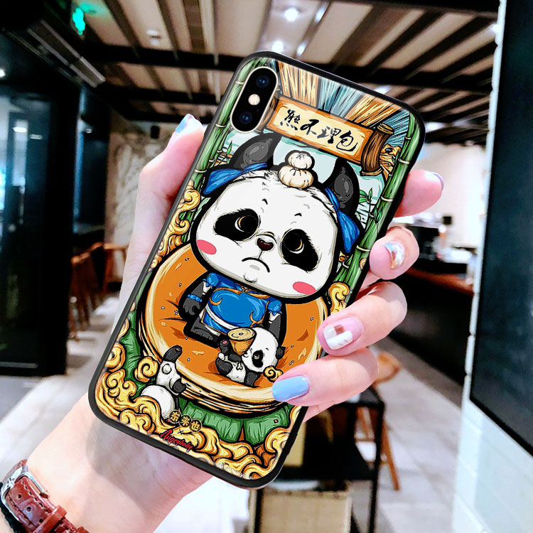Ốp Kính Cường Lực In Hình China Illustrator CITYSHOP68 Cho Iphone Se 6S 6S 6 6 S 7 8 Plus Xs Max Xr X 11 Pro Max