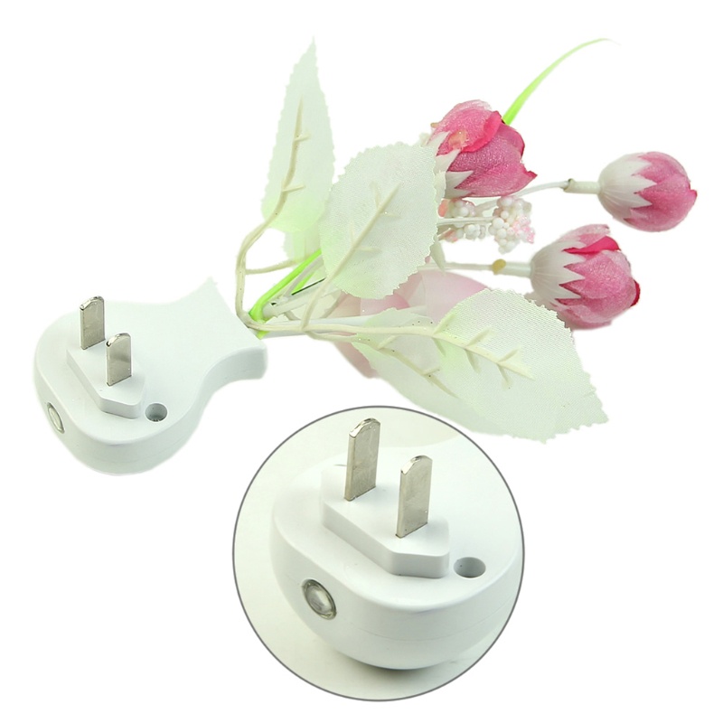 Đèn Ngủ Cảm Biến Hình Hoa Tulip Mini Mềm Mại Lãng Mạn Trang Trí Phòng Ngủ Cho Bé