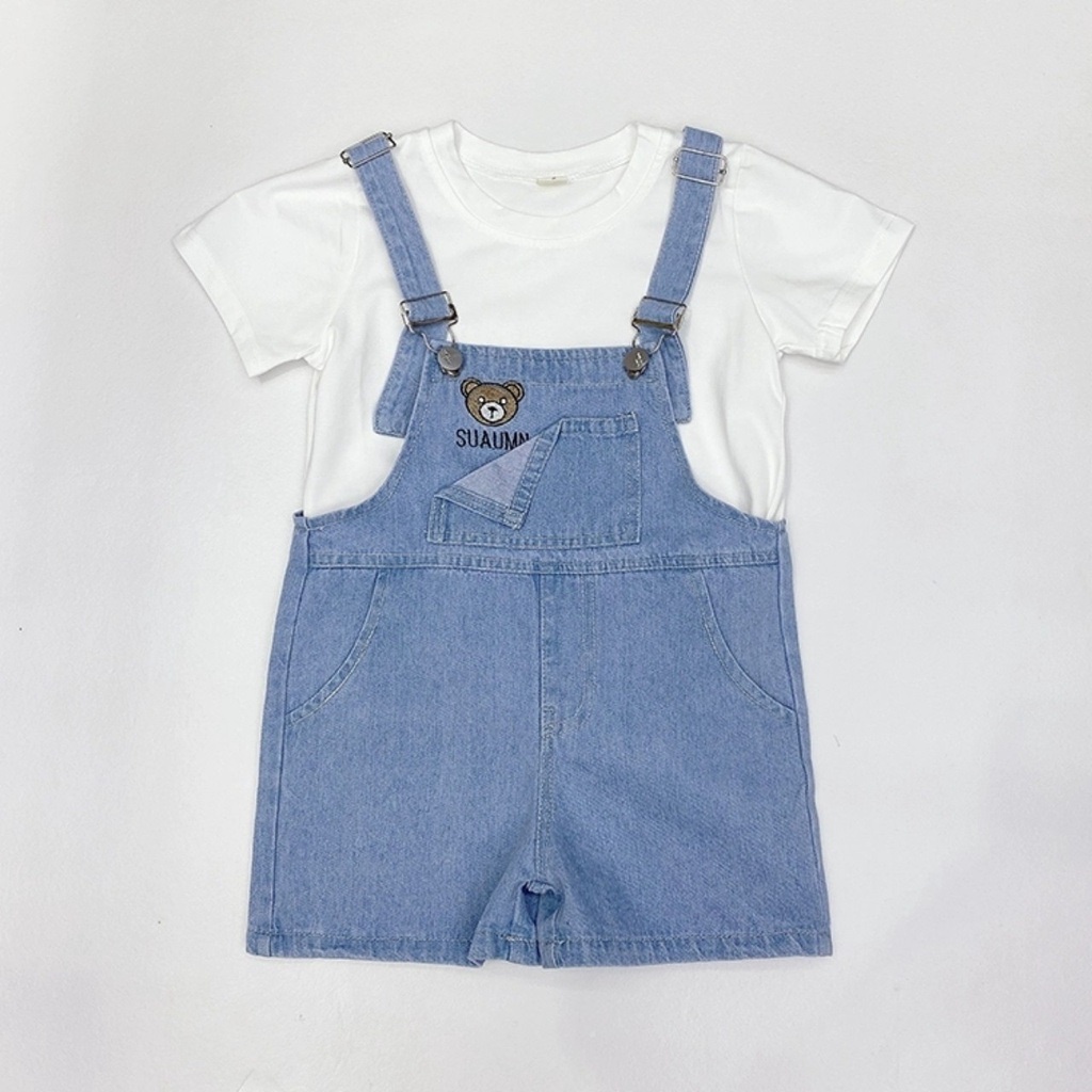 Sét YẾM VẢI BÒ, YẾM JEAN, YẾM KAKI + ÁO COTTON siêu xinh bé trai bé gái 8-24kg
