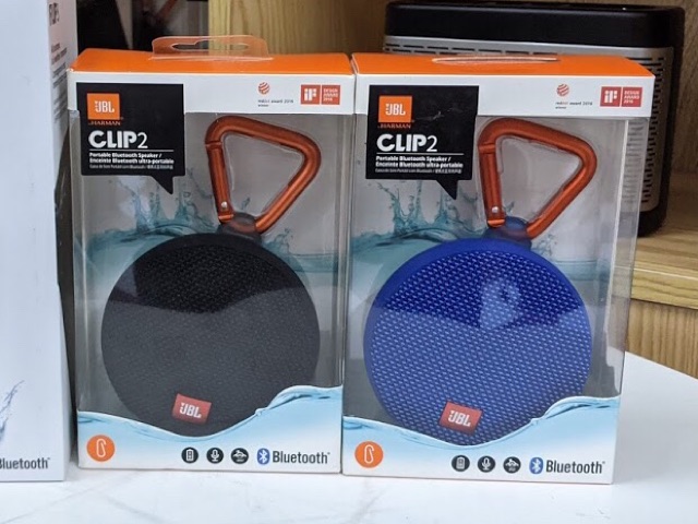 JBL Clip 2 Loa bluetooth mini di động chính hãng, chống nước tốt