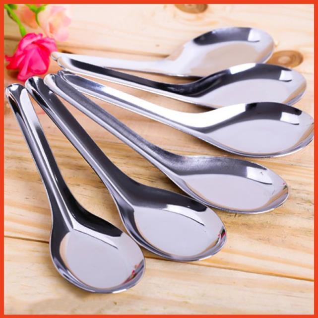 Set 5 thìa inox cao cấp bông sen bền đẹp | WebRaoVat - webraovat.net.vn