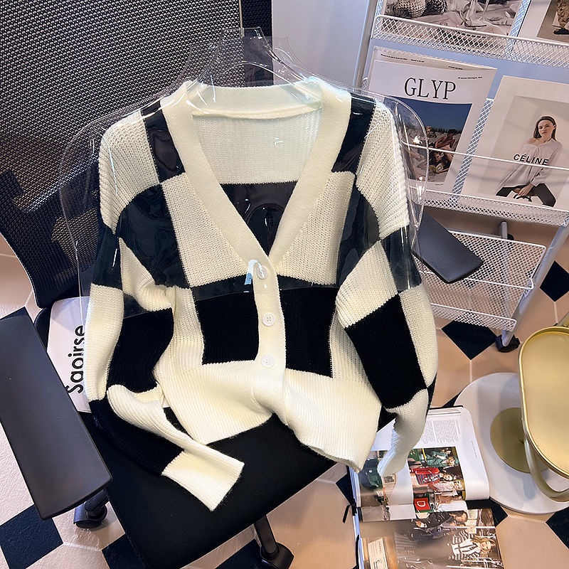 Áo Khoác Cardigan Dệt Kim Thời Trang Thu Đông