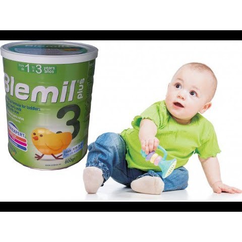 Sữa Blemil 3 800g nhập khẩu từ Tây Ba Nha cho bé 1- tuổi
