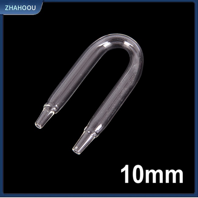 ☃Nhà☃ Đầu Nối Ống Khí Co2 Chữ U Bằng Thủy Tinh Trong Suốt Cho Bể Cá