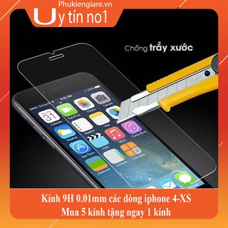 Kính cường lực Iphone các dòng 4/4s/5/5s/6/6s/6plus/7/8/7plus/8Plus/X