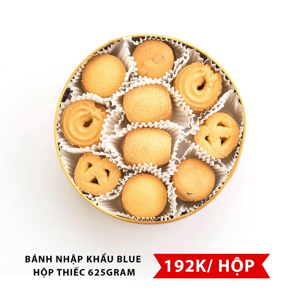 Bánh hộp thiếc Blue 625g