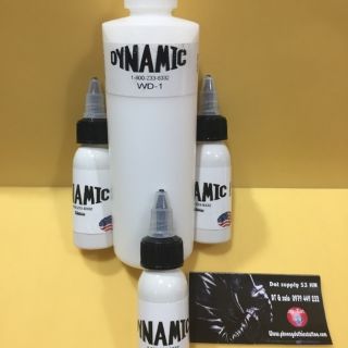 Mực xăm hình Dynamic màu trắng 30ml