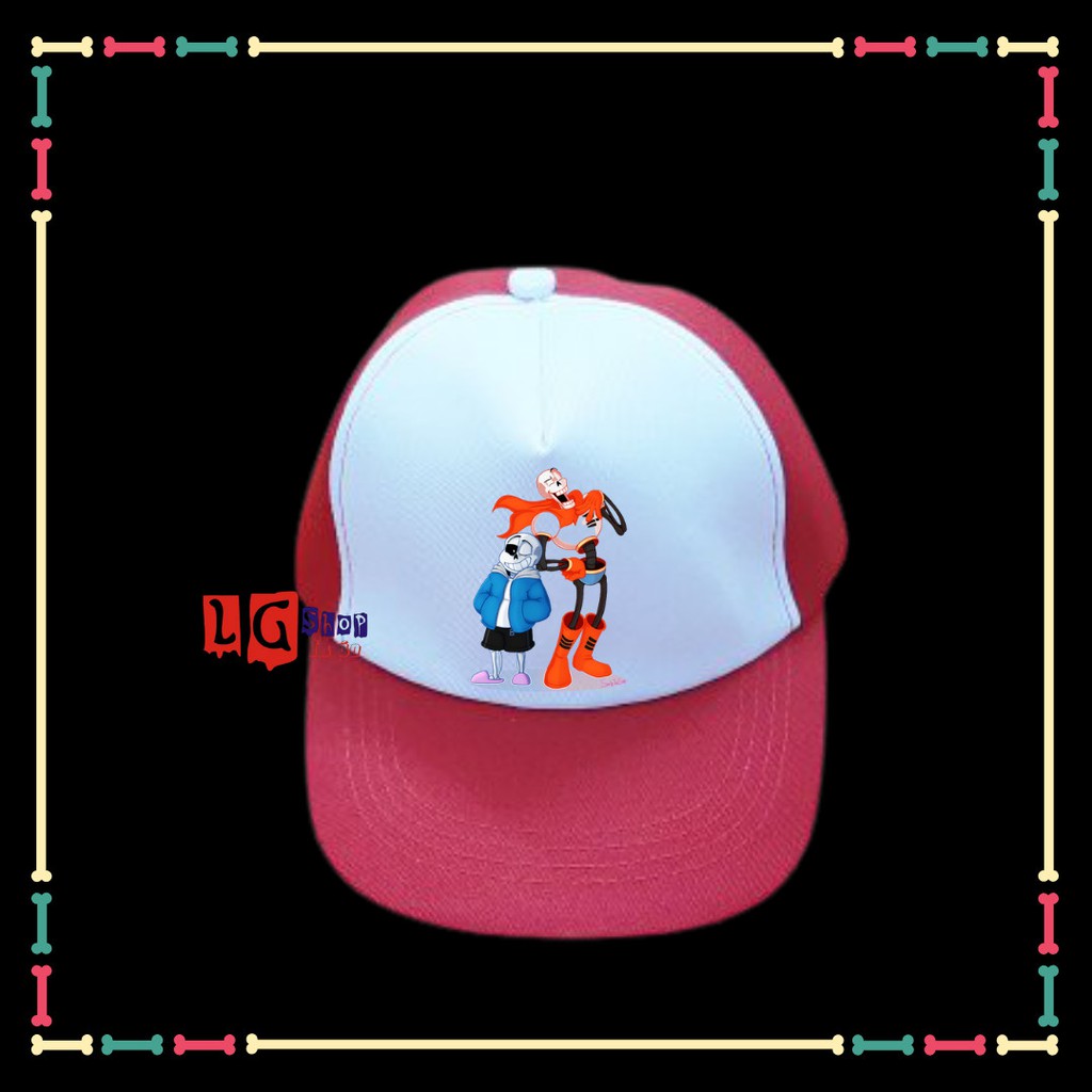 MŨ BÉ TRAI IN HÌNH SANS &amp;PAPYRUS