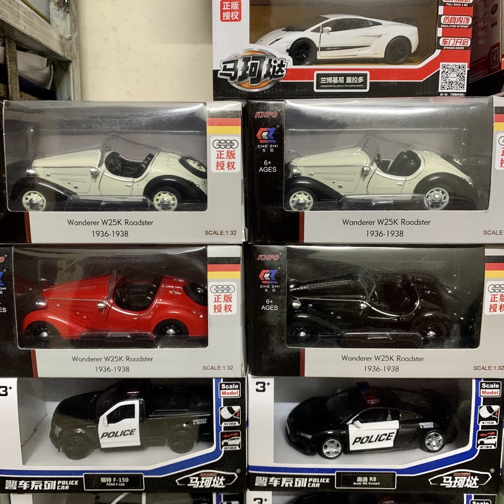 Mô hình xe cổ, xe ô ô Audi 1936 - 1938 tỷ lệ 1/32