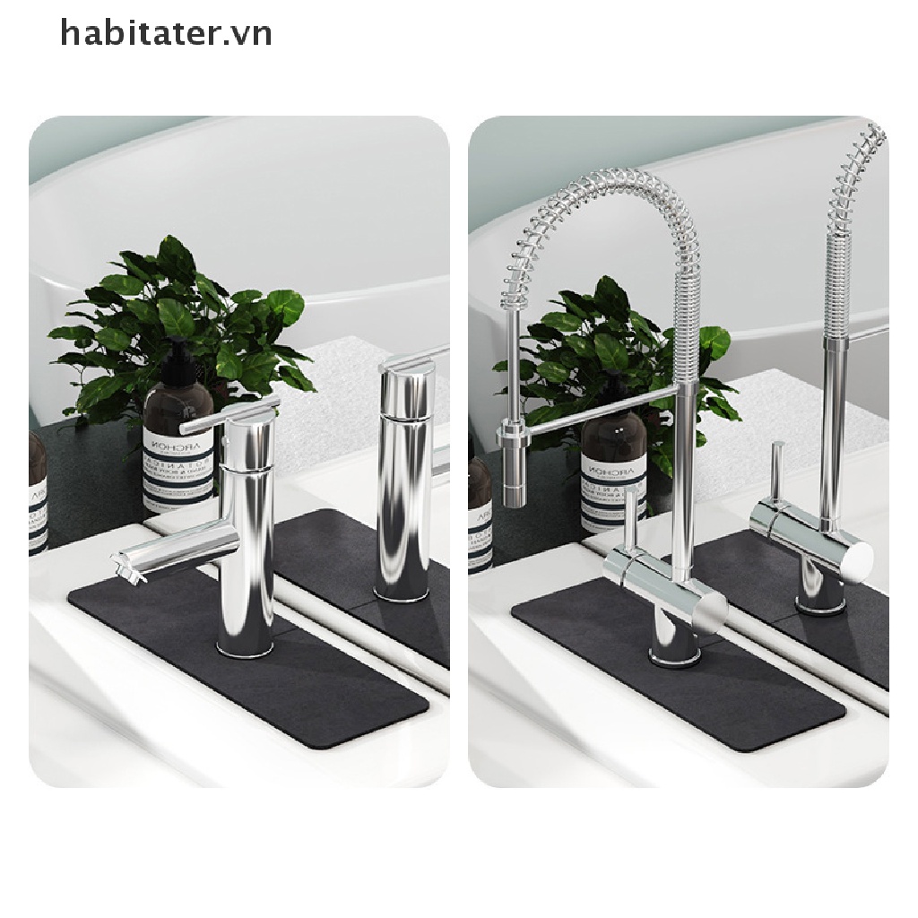 Thảm Lót Vòi Nước Bồn Rửa Chén Thấm Hút Tốt
