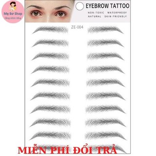 Bộ Sticker Dán Lông Mày  3D mmt1- ZE009