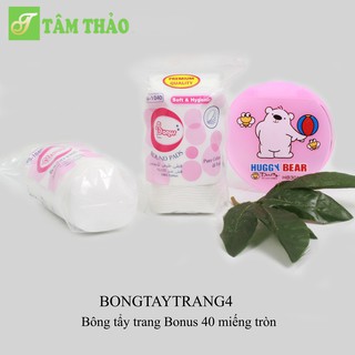 Bông tẩy trang Thái Lan Bonus 40 miếng tròn (72 cái/thùng) 8851072030738