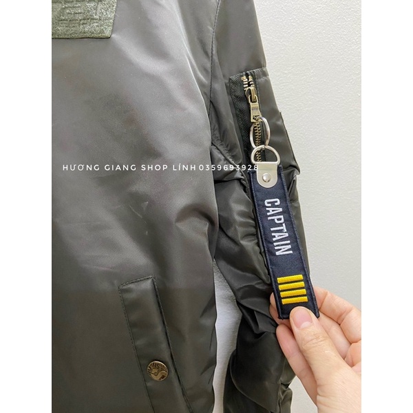 Áo khoác Pilot màu xanh lính USA thời trang