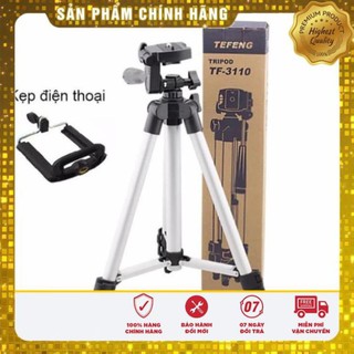 Gậy Tripod 3 chân và giá kẹp điện thoại