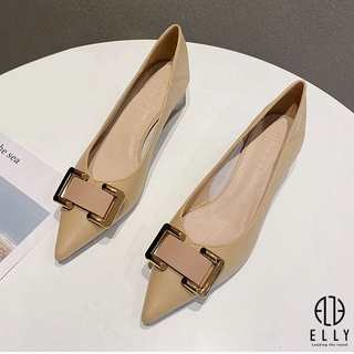 [Deal sang chảnh]  Giày nữ cao cấp da thật ELLY – EGT192