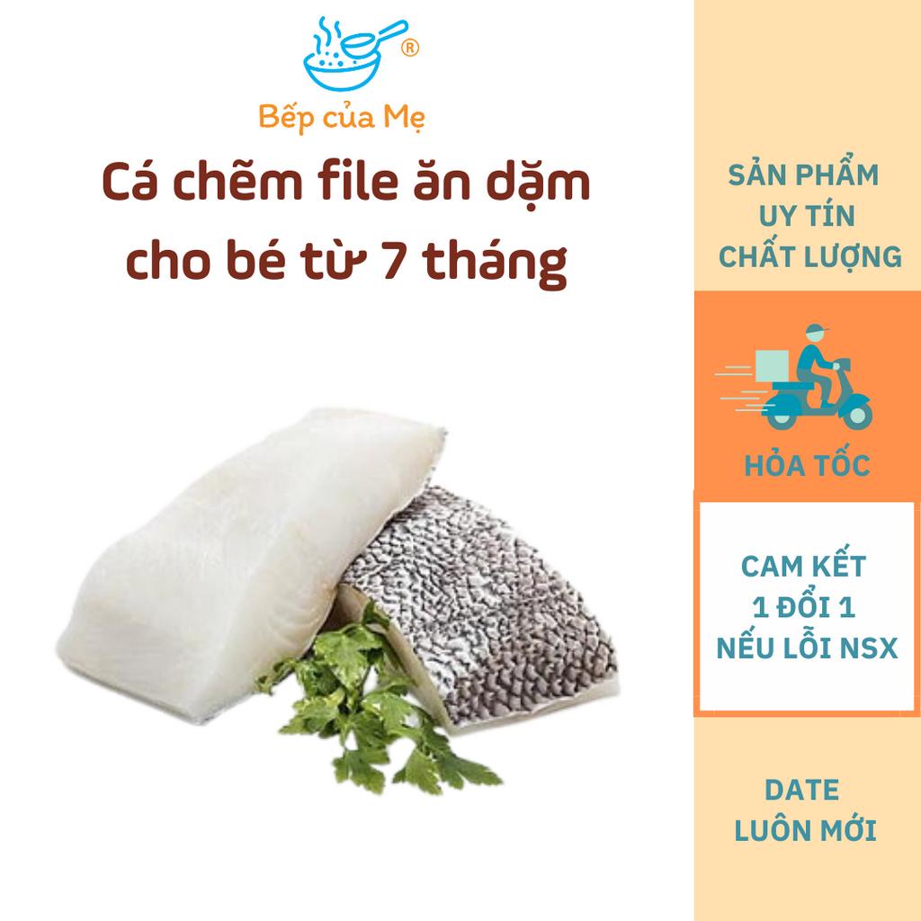 Thịt cá chẽm file nấu ăn dặm cho bé từ 7 tháng, gói 30g - 100g, Shop Của Mẹ