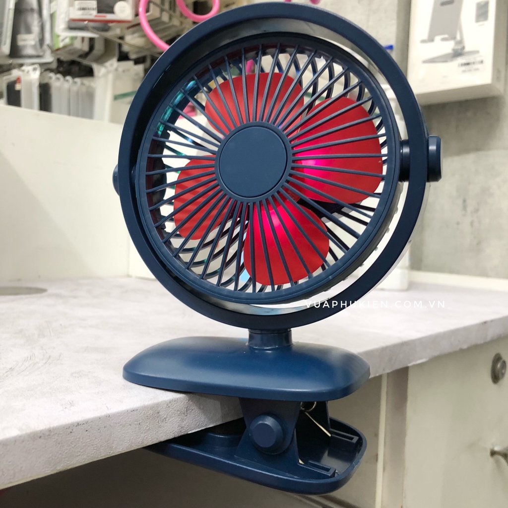 Quạt kẹp bàn Table Clip Fan xoay 720 độ