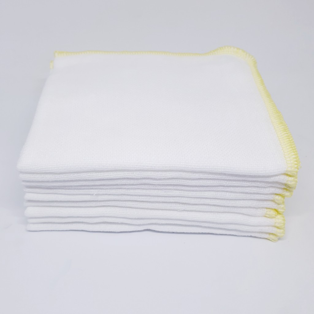 Khăn sữa vải gạc 100%cotton Thanh Thanh Nhỏ 3 lớp 25x30cm