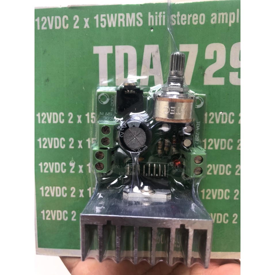 BO MẠCH KHUẾCH ĐẠI LOA ÂM THANH TDA 7297- 15W-SONG MÃ