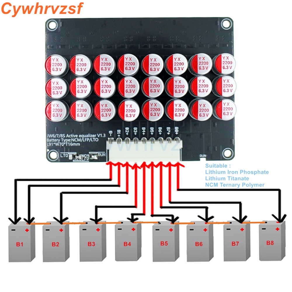 Nguồn Cấp Điện Qualizer 6S 7S 8s 5A 6A Lifepo4 Lipo Cho Máy Bay Điều Khiển Từ Xa