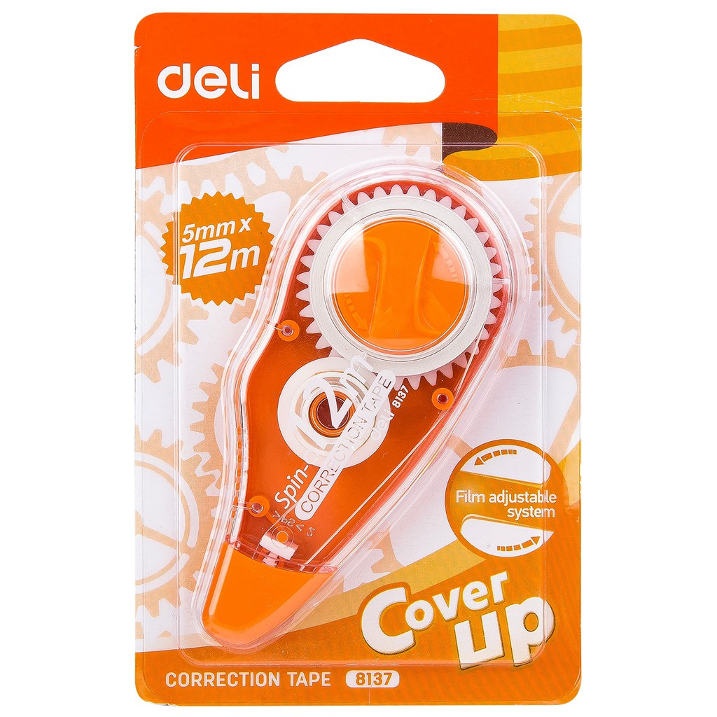 Bút Xoá Kéo Băng Xoá Giấy Xoá Nhanh Nét Xoá Không Bị Đứt Deli - Băng Xoá Kéo Học Sinh Văn Phòng Tiện Lợi Siêu Dài