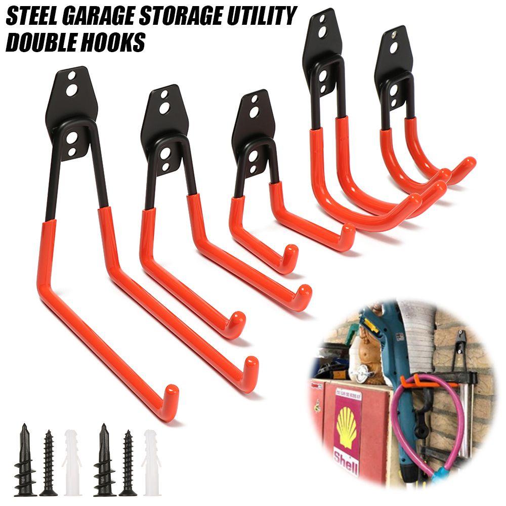 LEISURE Móc Treo Đồ Bằng Thép Chịu Lực Tốt Tiện Dụng Cho Garage