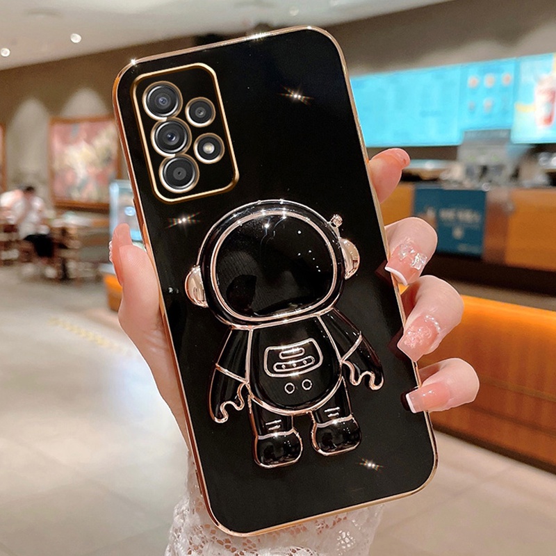 Ốp Điện Thoại Silicon Mềm Có Giá Đỡ Hình Phi Hành Gia Cho Samsung Galaxy Note20 Note20 Ultra Note10 Note10 Plus Core
