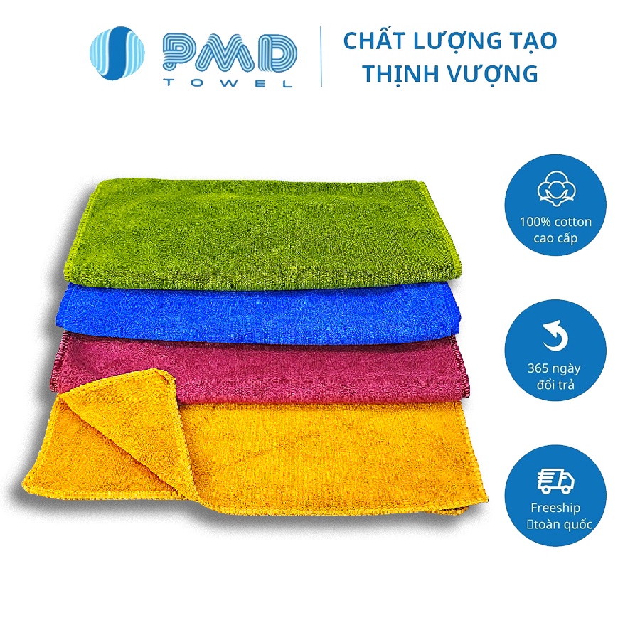 Khăn gội quấn đầu lau tóc cho Spa Microfiber 35*75cm loại dày đẹp mềm siêu thấm nước không phai màu sổ lông