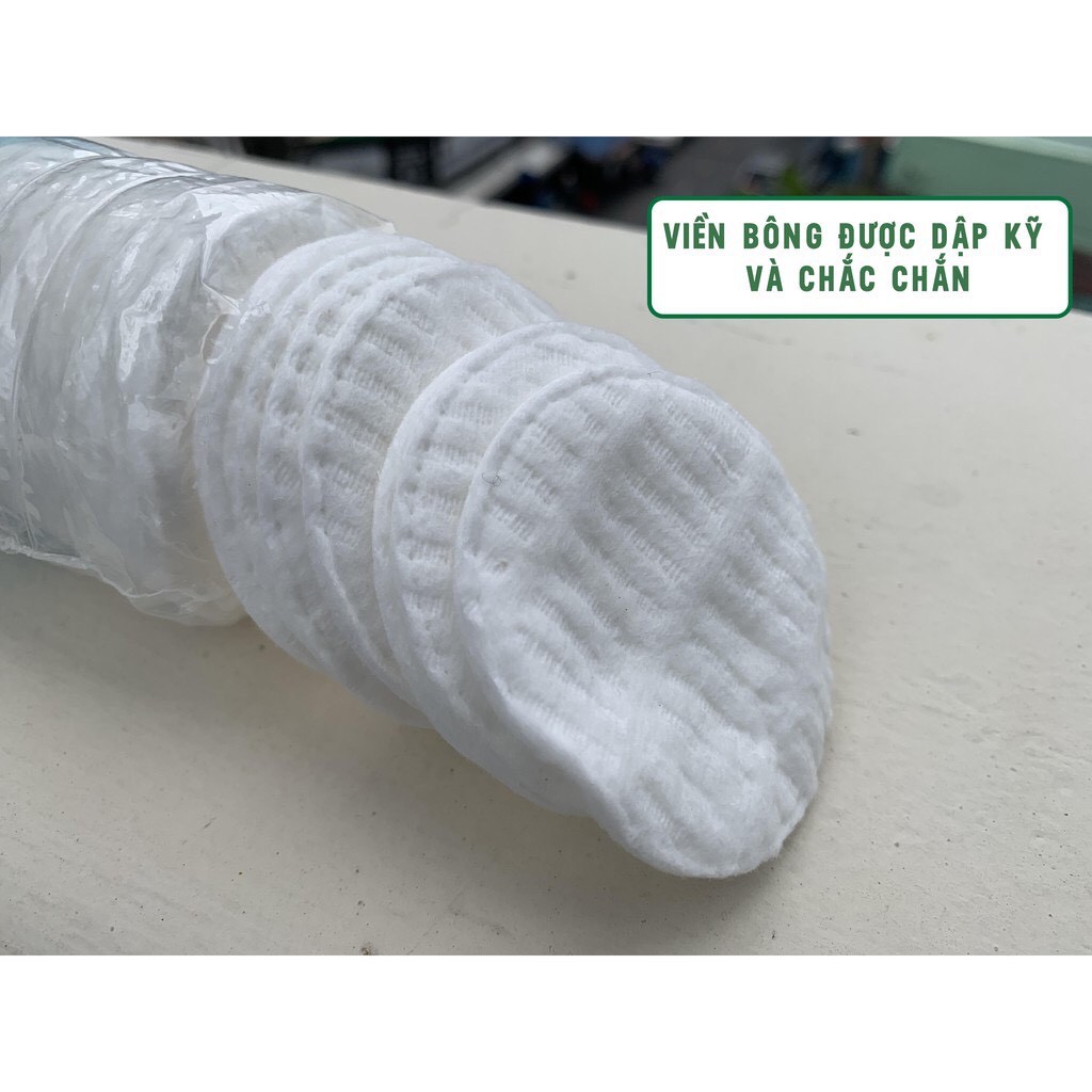 Bộ 3 Bông Tẩy Trang 100% Cotton Ceiba Tree 120 miếng x 3