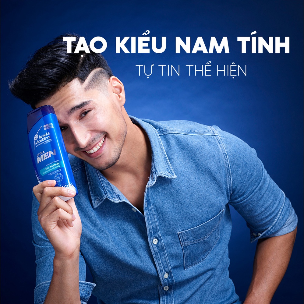 Dầu Gội Cho Nam Head Shoulders UltraMen 650ml/chai