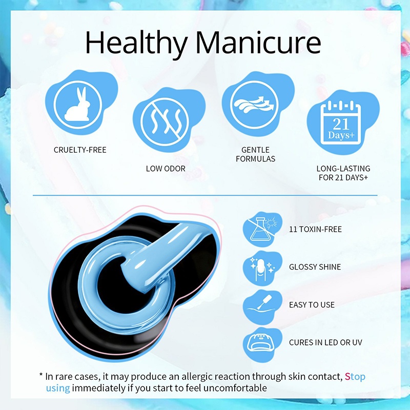12 Lọ gel sơn móng tay UR SUGAR màu sắc ngọt ngào 7ml