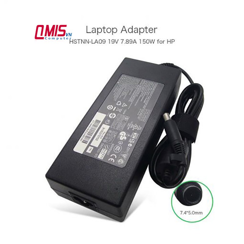 19V Sạc laptop HP 19V-1.58A 19V-2.05A 19V-4.74A 19V-7.1A 19V-7.9A 19V-7.89A 9.5A- 30W 40W 90W 150W 180W Đầu đạn - Kim to