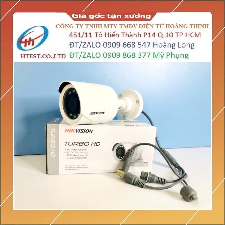 Camera hồng ngoại Hikvision 2Mpx 1080p DS-2CE16B2-IPF - Hàng chính hãng