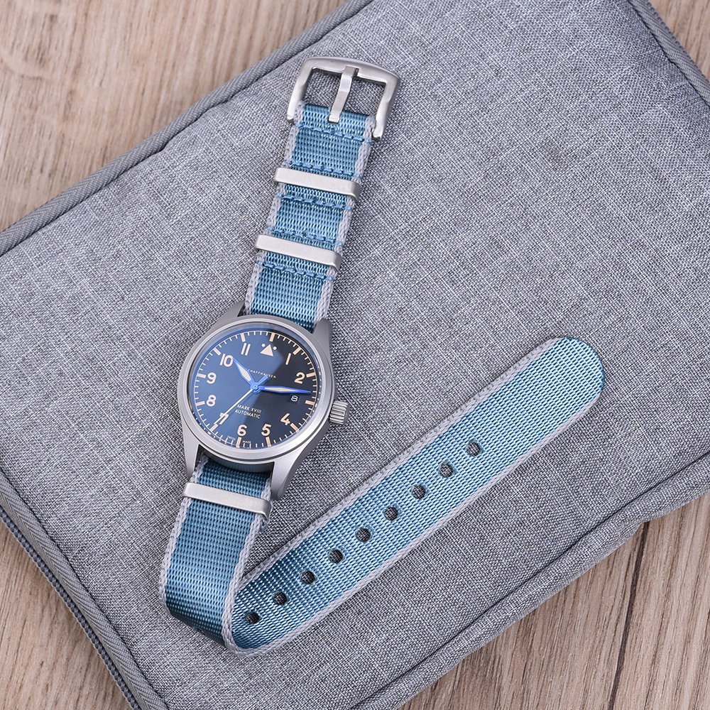 Dây Đeo Đồng Hồ 20mm 22mm Bằng Vải Nylon Tùy Chỉnh Cho NATO Straps