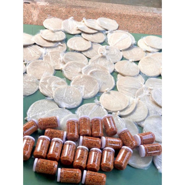 Muối Tôm Hành Phi tặng kèm 50g Bánh Tráng Phơi sương