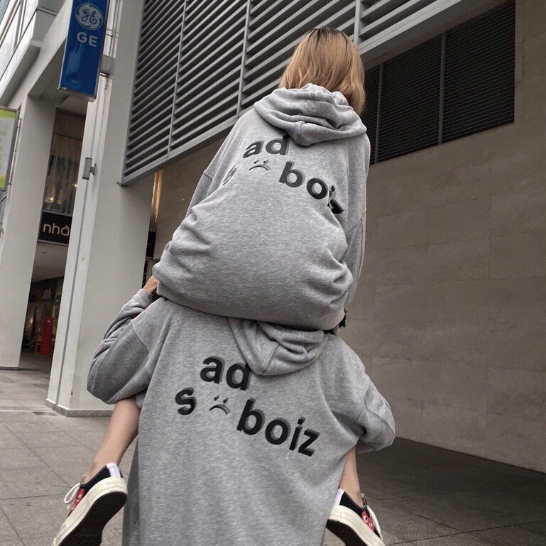 Hoodie Nam Nữ Mũ 2 Lớp Sad Sadboyz Mũ Rộng Tay Bồng Unisex