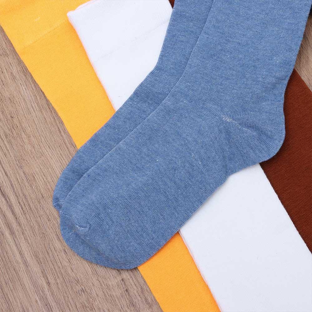 BORAG Tất Cotton DàI MàU SắC Đơn GiảN