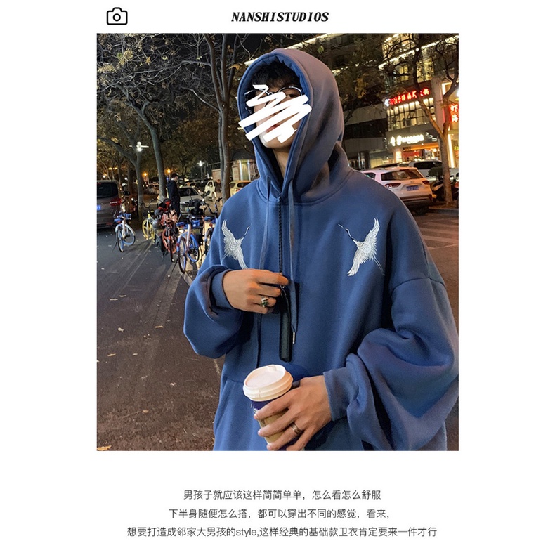Áo khoác hoodie tay dài dáng rộng thời trang cá tính cho nam Tf1 | BigBuy360 - bigbuy360.vn