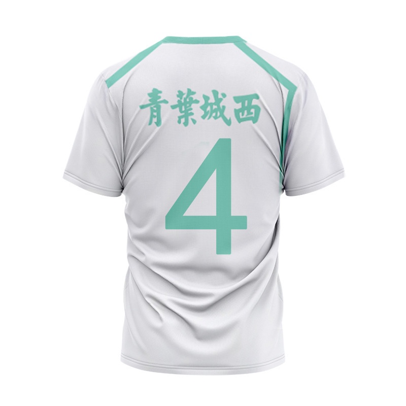 Áo Thun Tay Ngắn Họa Tiết Anime Haikyuu Aoba Johsai