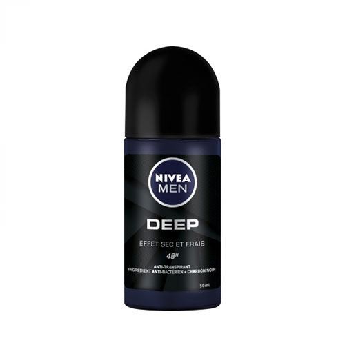 Lăn khử mùi nam Nivea Men 50ml Deep, Black & White, Dry Impact, Silver protect, Cool powder, Whitening ngăn mùi 48h