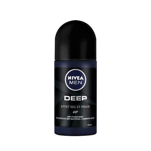 Lăn Khử Mùi Nivea Men Than Hoạt Tính 50ml, Đen