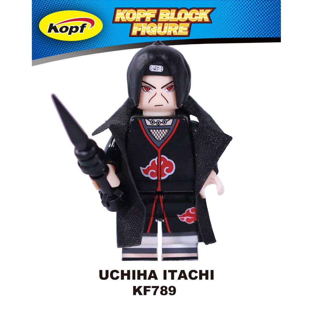 Đồ Chơi Minifigures Nhân vật Uzumaki Naruto Uchiha Sasuke Uchiha Itachi Jiraiya Hatake Kakashi KF6078