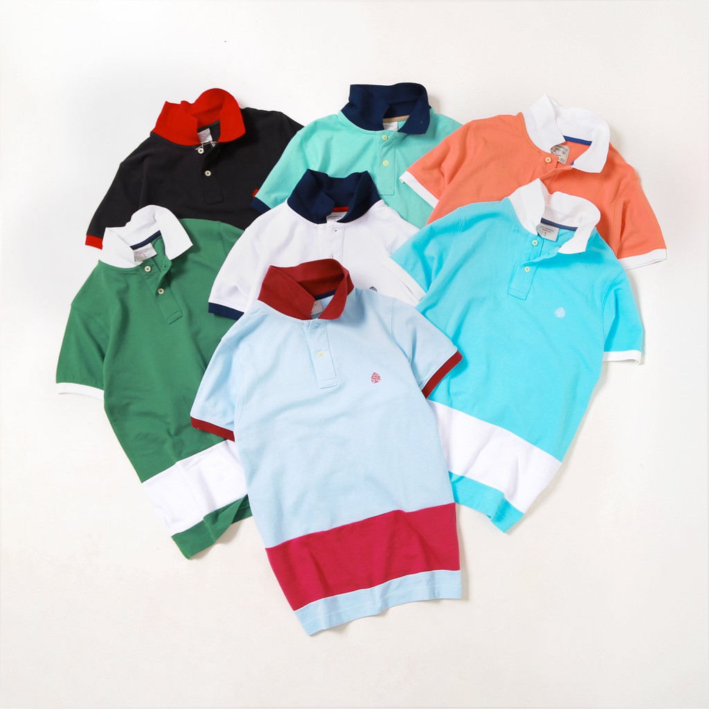 Áo thun Polo Spri cổ viền, màu sắc tươi mới