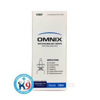 Nhỏ mắt alkin omnix 10ml dành cho chó mèo