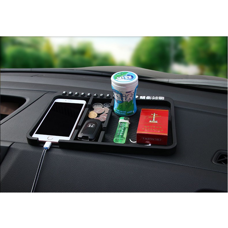 Thảm chống trượt taplo tích hợp bảng ghi số điện thoại có gờ dựng được điện thoại | BigBuy360 - bigbuy360.vn