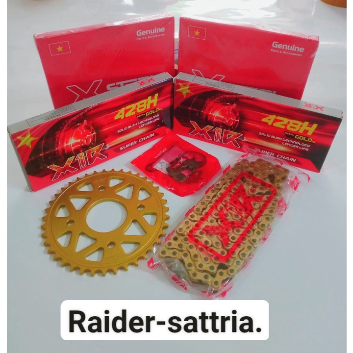 Nhông sên dĩa x1r chính hãng lắp xe ex135/150.winer v1 . winer x.sirius. wave ....